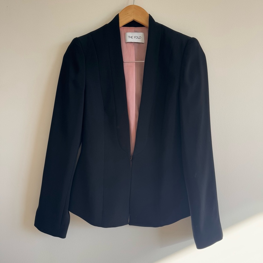 THE FOLD | Le Marais Tuxedo Jacket ~ Like New US 8 - Picture 6 of 12